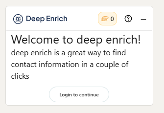 Accessing DeepEnrich on LinkedIn