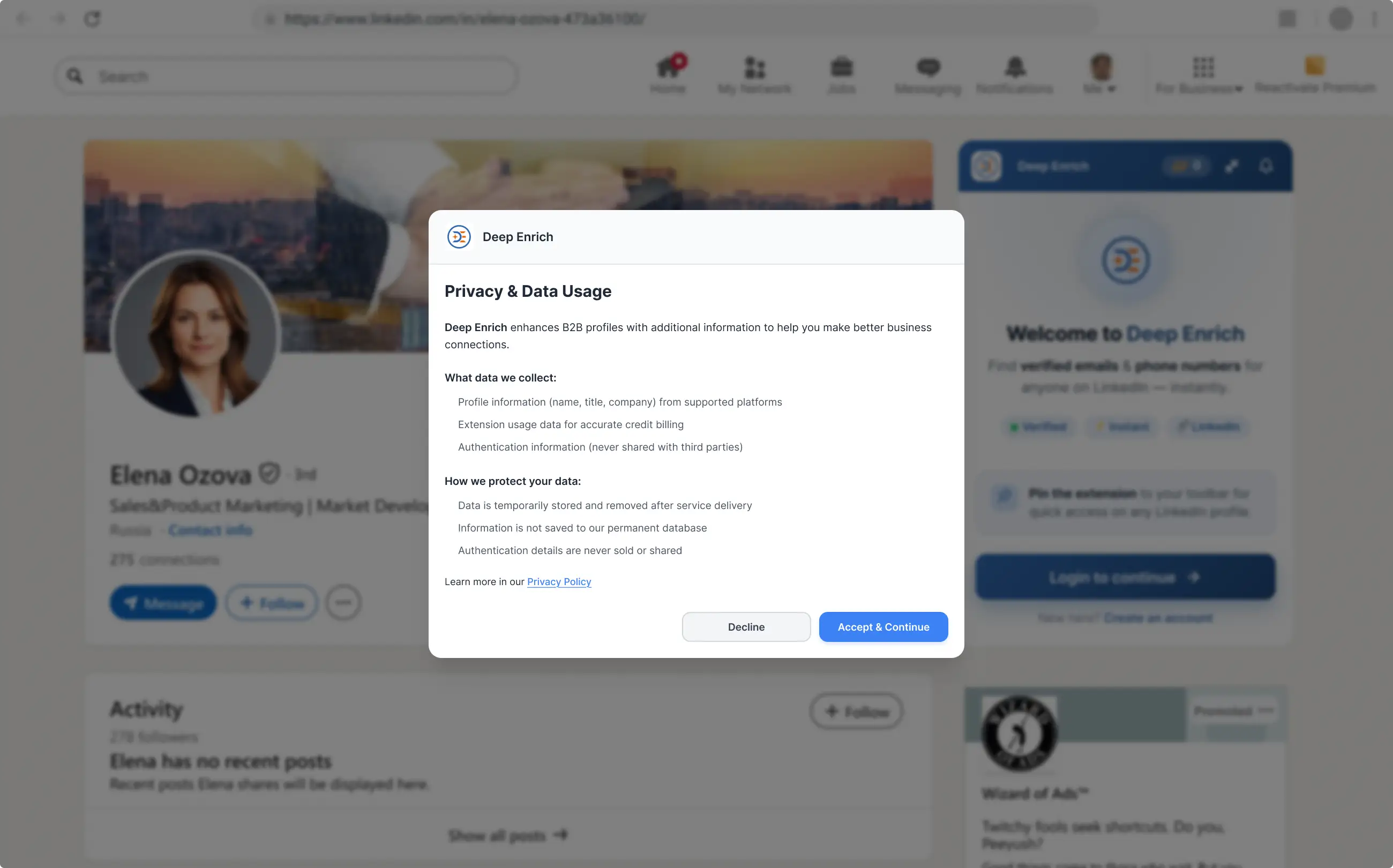Accept the Terms & Conditions