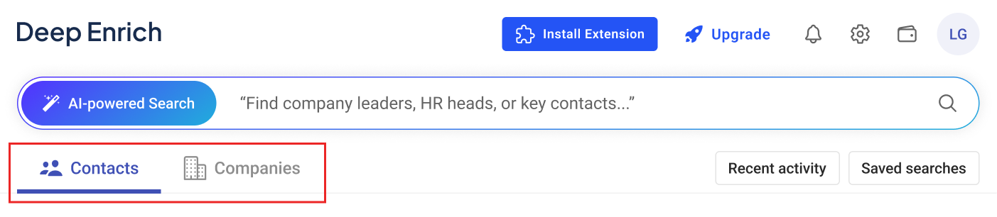 Select Data Categories